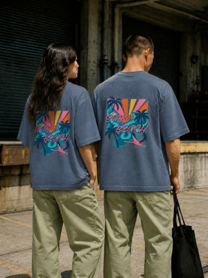 Vintage Washed Oversized Cotton T-Shirt